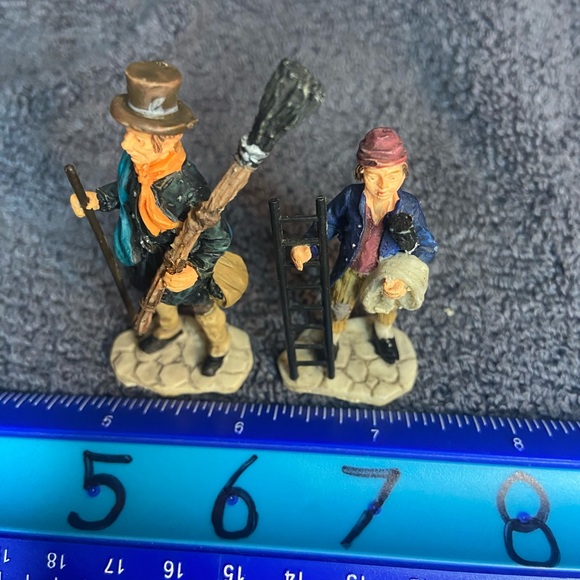 Lemax Christmas Village Figurines - Chimney Sweep Team 92291A Retired - Picture 4 of 5